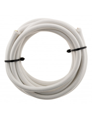 Câble textile 3G1 Blanc 3m