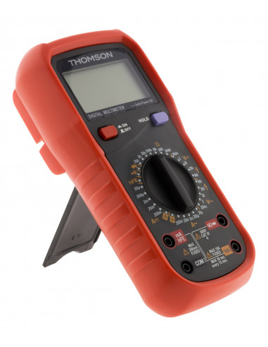 Multimètre digital antichoc - 8 Fonctions CAT III 600V - Thomson