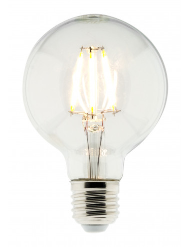 Ampoule Déco filament LED Globe 6W E27 810lm 2700K (blanc chaud)