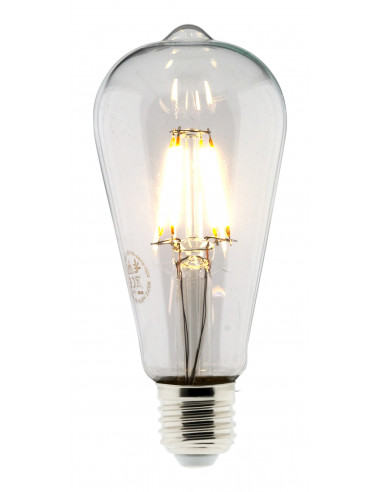 Ampoule Déco filament LED ST64 4W E27 470lm 2700K (blanc chaud)