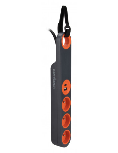 Bloc Klipo 3 prise 2P+T, 2 USB et lampe baladeuse - Zenitech